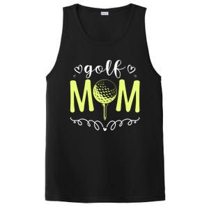 Mother's Day Golf Mom Golfing Moms Golf Moms Gift PosiCharge Competitor Tank