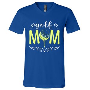 Mother's Day Golf Mom Golfing Moms Golf Moms Gift V-Neck T-Shirt