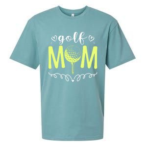 Mother's Day Golf Mom Golfing Moms Golf Moms Gift Sueded Cloud Jersey T-Shirt