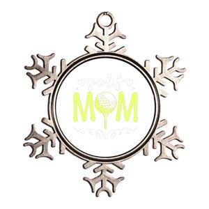 Mother's Day Golf Mom Golfing Moms Golf Moms Gift Metallic Star Ornament