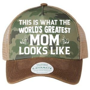 Mothers Day Graphic This Is What The World's Greatest Mom Cute Gift Legacy Tie Dye Trucker Hat