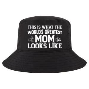 Mothers Day Graphic This Is What The World's Greatest Mom Cute Gift Cool Comfort Performance Bucket Hat