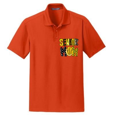 Mother's Day Gift Senior Mom Dry Zone Grid Polo