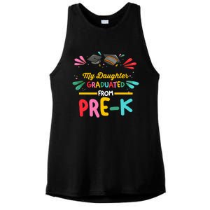 My Daughter Graduated From PreK PreKindergarten Cool Gift Ladies PosiCharge Tri-Blend Wicking Tank