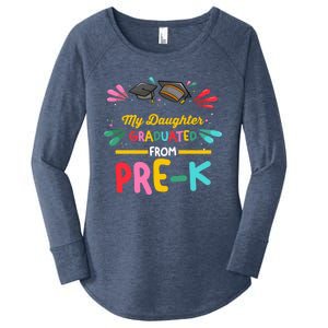 My Daughter Graduated From PreK PreKindergarten Cool Gift Women's Perfect Tri Tunic Long Sleeve Shirt