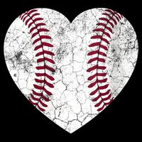  Mother's Day Gift Distressed Heart Baseball Heart Mom Mama V-Neck 16 in Basic Backpack