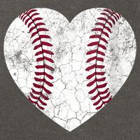  Mother's Day Gift Distressed Heart Baseball Heart Mom Mama V-Neck Cotton Canvas Backpack