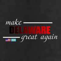 Make Delaware Great Again 7 Panel Mesh Trucker Snapback Hat