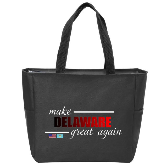Make Delaware Great Again Zip Tote Bag