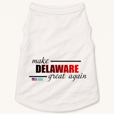 Make Delaware Great Again Doggie Tank