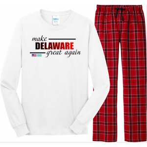 Make Delaware Great Again Long Sleeve Pajama Set