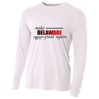 Make Delaware Great Again Cooling Performance Long Sleeve Crew