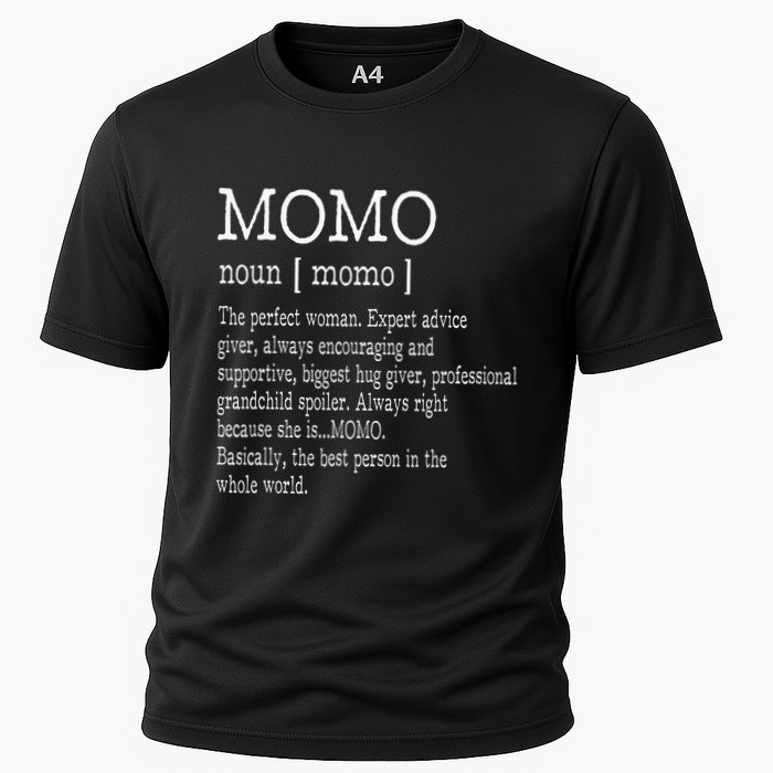 Momo Definition Grandma Mother Day Cooling Performance Crew T-Shirt