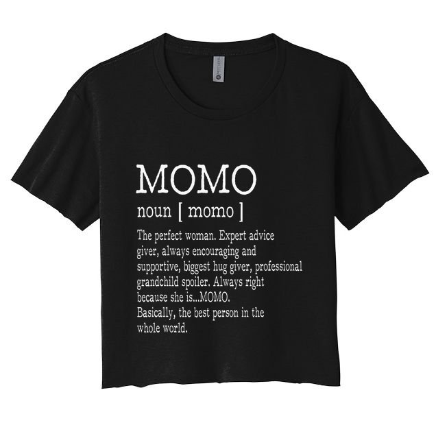 Momo Definition Grandma Mother Day Crop Top