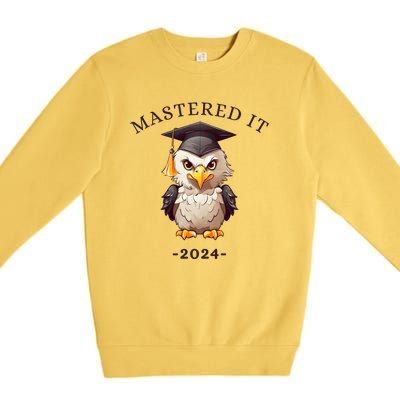 Masters Degree Graduation 2024 Mastered It Premium Crewneck Sweatshirt