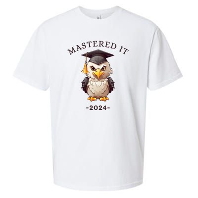 Masters Degree Graduation 2024 Mastered It Sueded Cloud Jersey T-Shirt