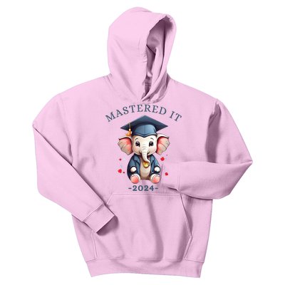 Masters Degree Graduation 2024 Mastered It Kids Hoodie