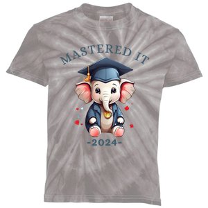 Masters Degree Graduation 2024 Mastered It Kids Tie-Dye T-Shirt