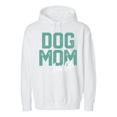 Mother's Day Gift Dog Mom Fur Life Mommy Gift Garment-Dyed Fleece Hoodie