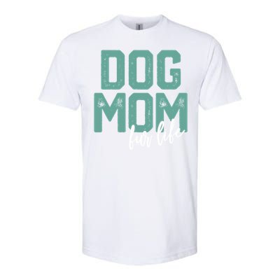 Mother's Day Gift Dog Mom Fur Life Mommy Gift Softstyle CVC T-Shirt