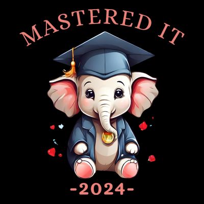 Masters Degree Graduation 2024 Mastered It T-Shirt