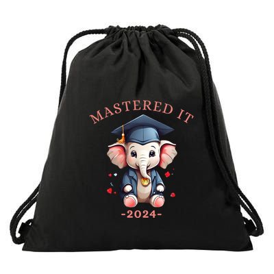 Masters Degree Graduation 2024 Mastered It Drawstring Bag