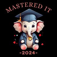 Masters Degree Graduation 2024 Mastered It Drawstring Bag