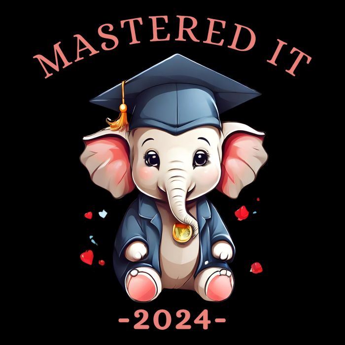 Masters Degree Graduation 2024 Mastered It Drawstring Bag