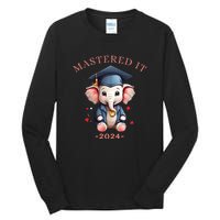 Masters Degree Graduation 2024 Mastered It Tall Long Sleeve T-Shirt