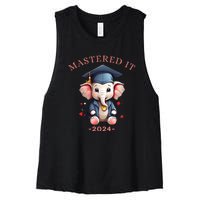 Masters Degree Graduation 2024 Mastered It Women's Racerback Cropped Tank