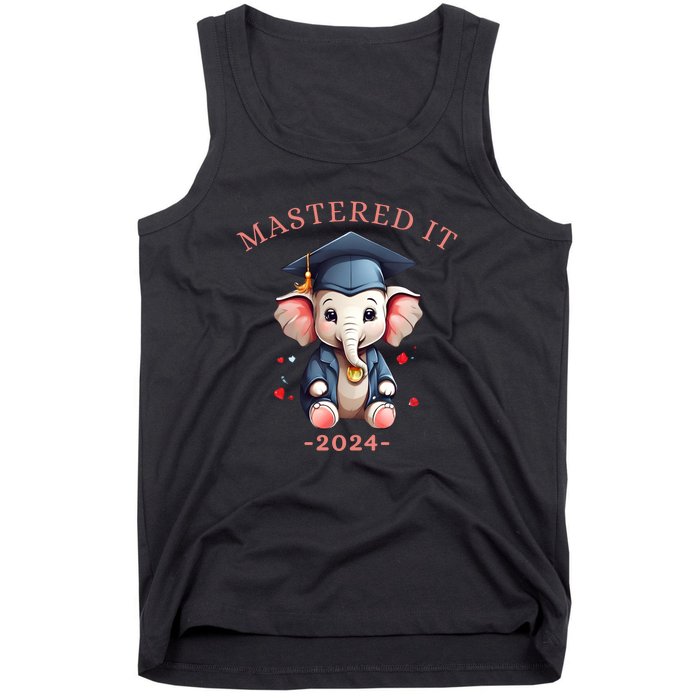 Masters Degree Graduation 2024 Mastered It Tank Top