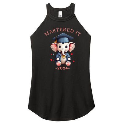 Masters Degree Graduation 2024 Mastered It Women’s Perfect Tri Rocker Tank