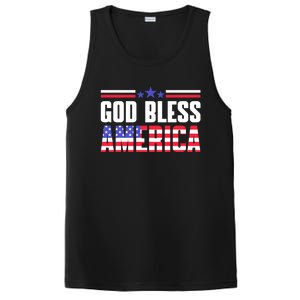 Memorial Day God Bless America Patriotic Honor Flag Soldiers Funny Gift PosiCharge Competitor Tank