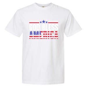 Memorial Day God Bless America Patriotic Honor Flag Soldiers Funny Gift Garment-Dyed Heavyweight T-Shirt