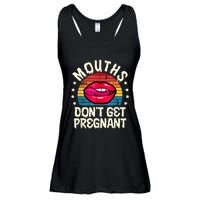 Mouths DonT Get Pregnant Inappropriate Humor Adult Jokes Ladies Essential Flowy Tank