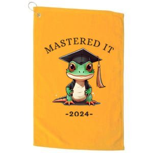 Masters Degree Graduation 2024 Mastered It Platinum Collection Golf Towel