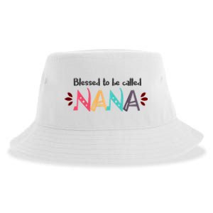 Mothers Day Gift Blessed To Be Called Nana Sustainable Bucket Hat