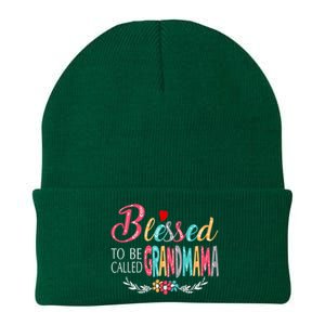 Mothers Day Gift Blessed To Be Called Grandmama Knit Cap Winter Beanie