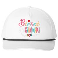 Mothers Day Gift Blessed To Be Called Grandmama Snapback Five-Panel Rope Hat