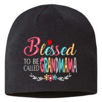 Mothers Day Gift Blessed To Be Called Grandmama Sustainable Beanie