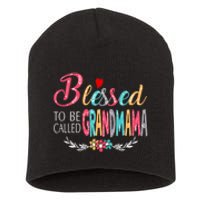 Mothers Day Gift Blessed To Be Called Grandmama Short Acrylic Beanie