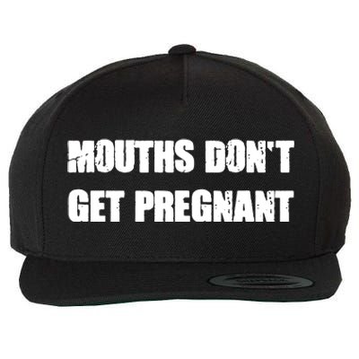 Mouths Dont Get Pregnant Wool Snapback Cap