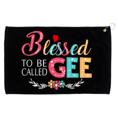 Mothers Day Gift Blessed To Be Called Gee Grommeted Golf Towel