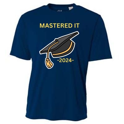 Masters Degree Graduation 2024 Mastered It Cooling Performance Crew T-Shirt