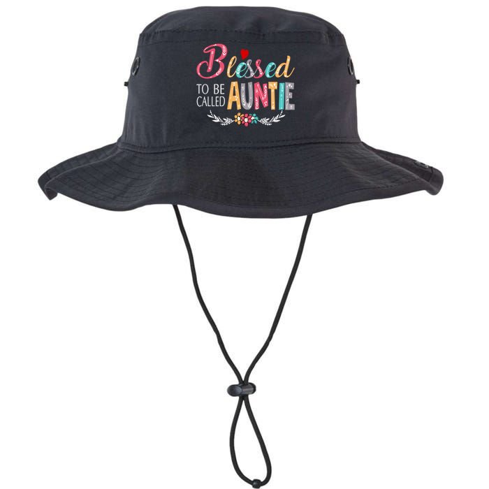 Mothers Day Gift Blessed To Be Called Auntie Legacy Cool Fit Booney Bucket Hat