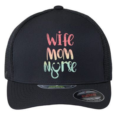 Mothers Day Gift Health Care Professional Wife Mom Nurse Meaningful Gift Flexfit Unipanel Trucker Cap