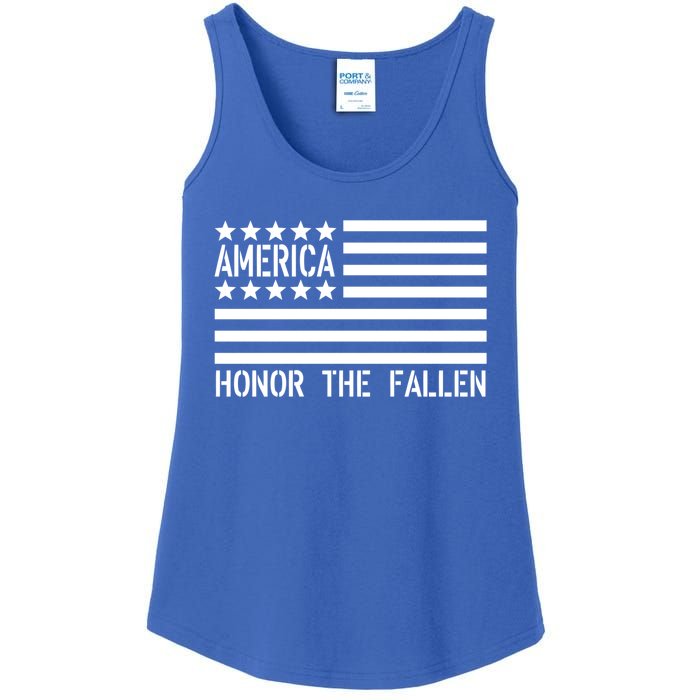 Memorial Day Gift Honor The Fallen Military 4th Of July Cute Gift Ladies Essential Tank