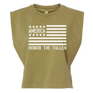 Memorial Day Gift Honor The Fallen Military 4th Of July Cute Gift Garment-Dyed Women's Muscle Tee