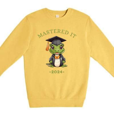 Masters Degree Graduation 2024 Mastered It Premium Crewneck Sweatshirt