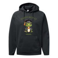 Masters Degree Graduation 2024 Mastered It Performance Fleece Hoodie